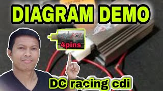 4PINS DC KS1 RACING CDI WIRING DIAGRAM DEMO rdworksideas [upl. by Ahsitul672]