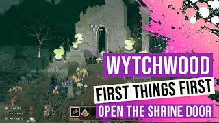 Wytchwood  Part 1  First Things First  Open The Shrine Door Walkthrough Gameplay 100 wytchwood [upl. by Ladin]