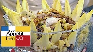 Salade de queue de bœuf aux endives et noix Recette [upl. by Aniratak957]