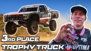 Baja 500 3rd Place Trophy Truck  Christopher Polvoorde Race Day Vlog  4k [upl. by Stahl]