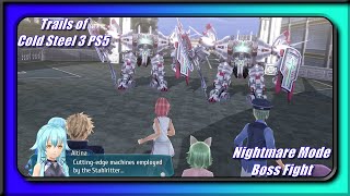 Trails of Cold Steel 3 PS5  Nightmare Mode Boss  Sleipnir F2 [upl. by Ardnaik770]