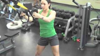 TRX Curtsy Lunge To Lateral Lunge [upl. by Trescott]