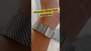 Awesome looking Milanese Strap from Aliexpress aliexpresshaul aliexpresswatch watchstrap [upl. by Nos87]