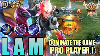 LAM Assassin Honor of Kings HOK DOMINATE THE GAME high performance gameplay  pro player [upl. by Freiman]