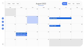 React Calendar Project  React Js  Cool Programming Projects [upl. by Musihc]