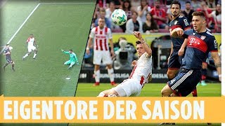 PannenParade – Die geilsten Eigentore der Saison 201718 [upl. by Bogie]