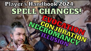 Over 100 Updated Spells  DampD 2024 Players Handbook Early Look  Part 1 of 2 [upl. by Fernandez]