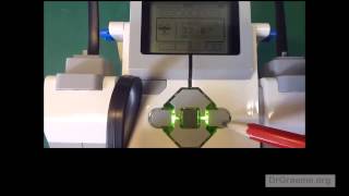 39 C42 Using Lego MindStorms EV3 Color Sensor readings to follow the edge of a line [upl. by Fraase207]