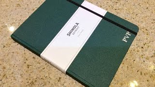 Shinola large hard cover linen paper journal with monogram [upl. by Brena996]