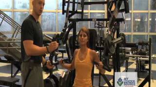 How to do an Isolateral Incline Chest Press  Hammer Strength [upl. by Auria298]