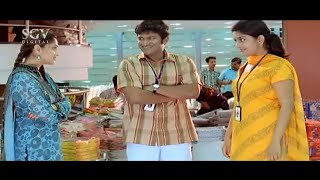 Meera Jasmine Gave Low Budget Treat To Puneeth and Ramya  Arasu Movie  Kannada Movie Scenes [upl. by Judenberg]