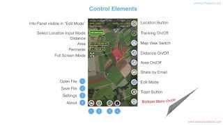 Guide for quotPlanimeter  GPS area measurequot app for iOS [upl. by Ahsienauq]