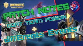 PATCH NOTES  2 nouveaux mobs intéressants event purgatoire  INFINITE MAGICRAID [upl. by Ennazzus386]