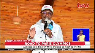 CS Ababu Namwamba assures athletes support as they prepare for Olympics [upl. by Noicpecnoc]