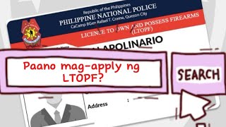 Paano magapply ng LTOPF Ano ang mga requirements sa LTOPF Magkano ang babayaran sa LTOPF LTOPF [upl. by Feodor]