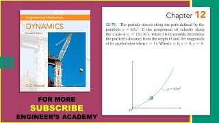 1279  Engineering Dynamics Hibbeler 14th Edition  Engineers Academy [upl. by Nylsoj]