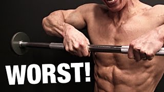 World’s Most Dangerous Exercises UPRIGHT ROWS [upl. by Anerys]