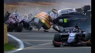 Formula 2 driver Anthoine Hubert dies in horror crash during Belgian Grand Prix  31082019 [upl. by Llertac]