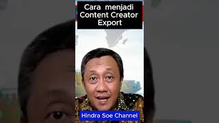 Cara menjadi content creator Youtube ekspor [upl. by Audsley]