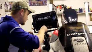 Installing New Lowrance HDS 12 Touch Fish Finders and More [upl. by Enylecoj]