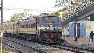 Vintage WAM4 Livery BZA WAP4 Chengalpattu Kacheguda express skipping  Indian Railways 🇮🇳 [upl. by France]