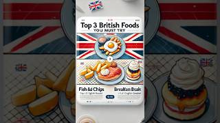 Top 3 British Foods You Must Try ukfood musttryfoods britishfood foodlovers fishandchips [upl. by Horick924]