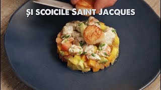 Ceviche de fructe de mare cu scoici [upl. by Arahs]