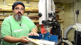 511 Resawing on the bandsaw [upl. by Avihs652]