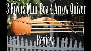 3Rivers MiniBoa 4 Arrow Bow Quiver Review [upl. by Vish]