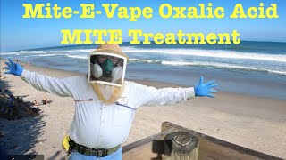 Mite E Vape Oxalic Acid Mite Treatment in the Florida Winter [upl. by Dnalro]