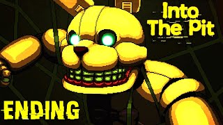 INTO THE PIT CANON ENDING SPRINGBONNIE DEFEATED  FNAF INTO THE PIT ENDING [upl. by Elleiand]