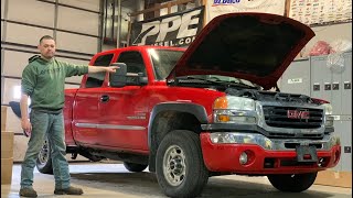 We Turned This 1000 Duramax Into A 50k Truck Full Build Under 3 Minutes [upl. by Ayanad]