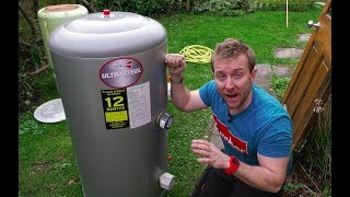 UNVENTED DIRECT HOT WATER TANK INSTALL  Kingspan Ultrasteel [upl. by Odrarebe]