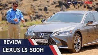 Lexus LS 500h Review  NDTV carandbike [upl. by Barbi]