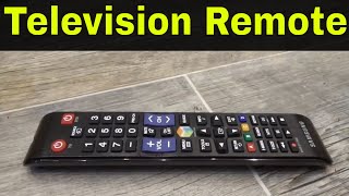 How To Use A Television RemoteComplete Guide For Beginners [upl. by Ahsiekahs571]