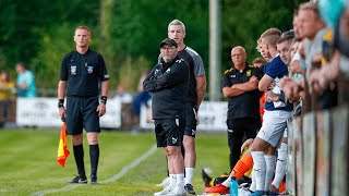 Gaffer Reacts To Opening PreSeason Victory At Buckland [upl. by Atilrac]