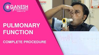 Pulmonary Function Test PFT  Complete Procedure of PFT  Ganesh Diagnostic [upl. by Ailemrac]