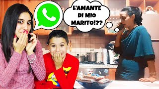 SCHERZO TELEFONICO A MAMMA SONO LAMANTE DI SUO MARITO si è arrabbiata [upl. by Oiramal]