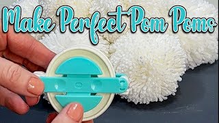 How To Make A Perfect Pom Pom  Clover Pom Pom Maker Tutorial [upl. by Blodget533]