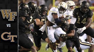 Wake Forest vs Georgia Tech Football Highlights 2017 [upl. by Alisan536]