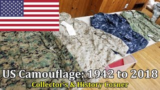 US Camouflage 1942 to 2018  Collectors amp History Corner [upl. by Evans116]