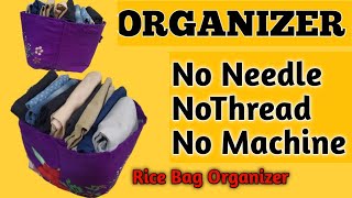 Rice bag reuse ideaorganizerstorage bag [upl. by Enoek]