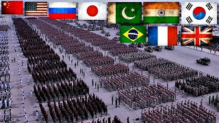 10 Most Powerful Militaries In The World  2023 [upl. by Modern514]