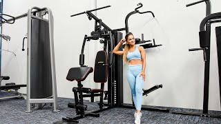 Home Gym with Pull Up Tower And Leg Developer Workout Video  Dynamo Fitness Equipment [upl. by Nairde]