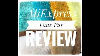 AliExpress Faux Fur Review [upl. by Mellar]