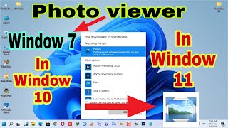 How to Enable Windows photo viewer in Windows 11 Restore the Windows Photo Viewer on Windows 10 [upl. by Amlus891]