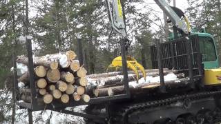 YANMAR C50RF TRANSPORTEUR A BOIS PORTEUR [upl. by Keverne595]