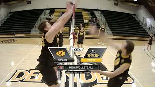 Dordt vs Ottawa Mens Volleyball April 4 2024 [upl. by Olrak]