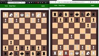 React  Node  Socketio Chess Game [upl. by Enyale]