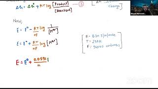 Nernst Equation Derivation [upl. by Marwin]